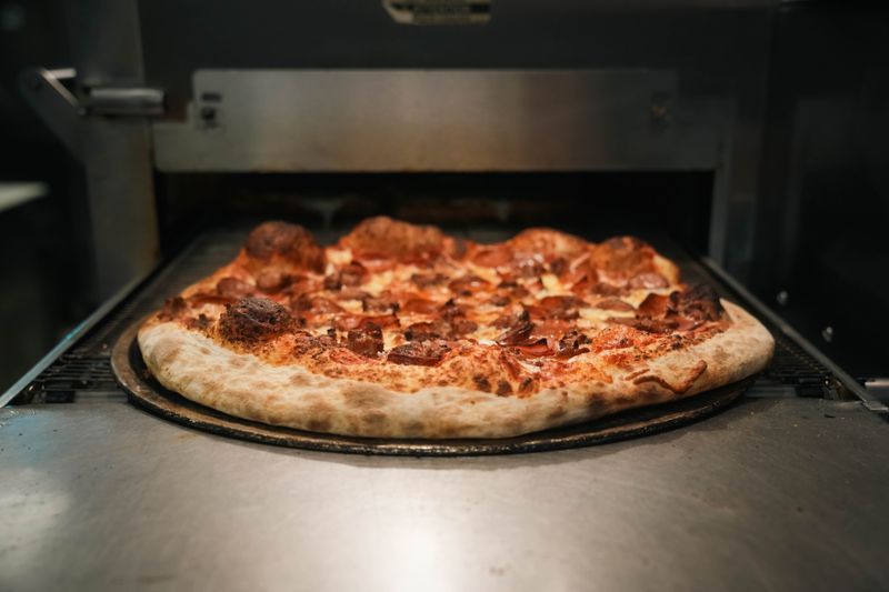 pizza ranch delivery - fresh ranch pizza on its way