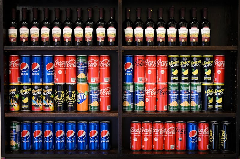 Craft Soda selection beverages