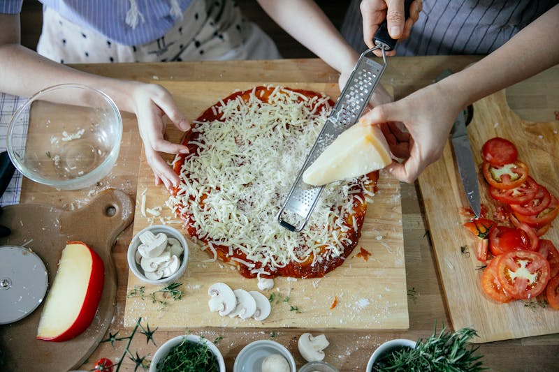 Spicy Ranch Inferno pizza with hot peppers